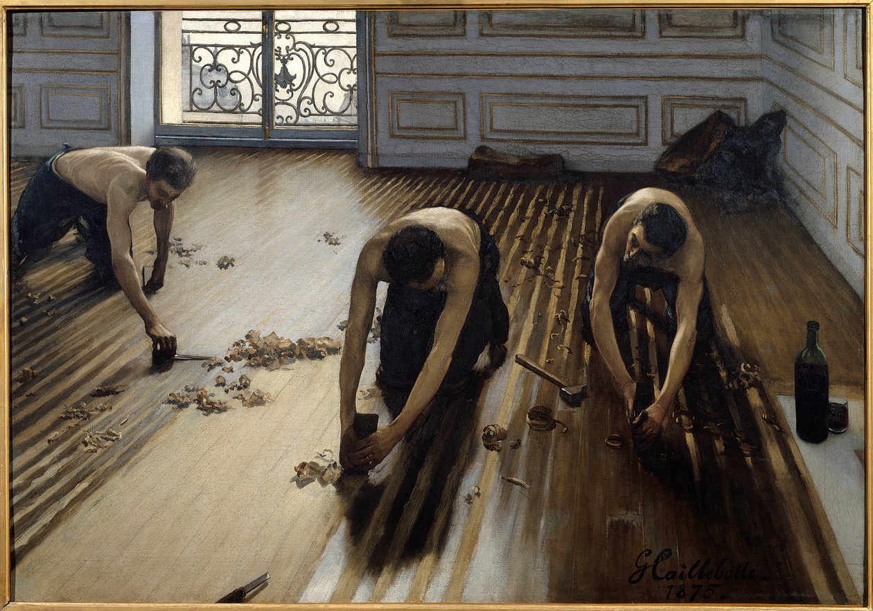 Parquet planers by Gustave Caillebotte