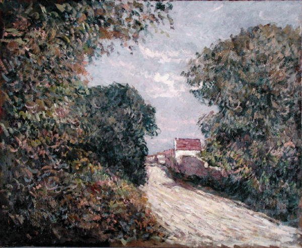 Path at the edge by Gustave Caillebotte
