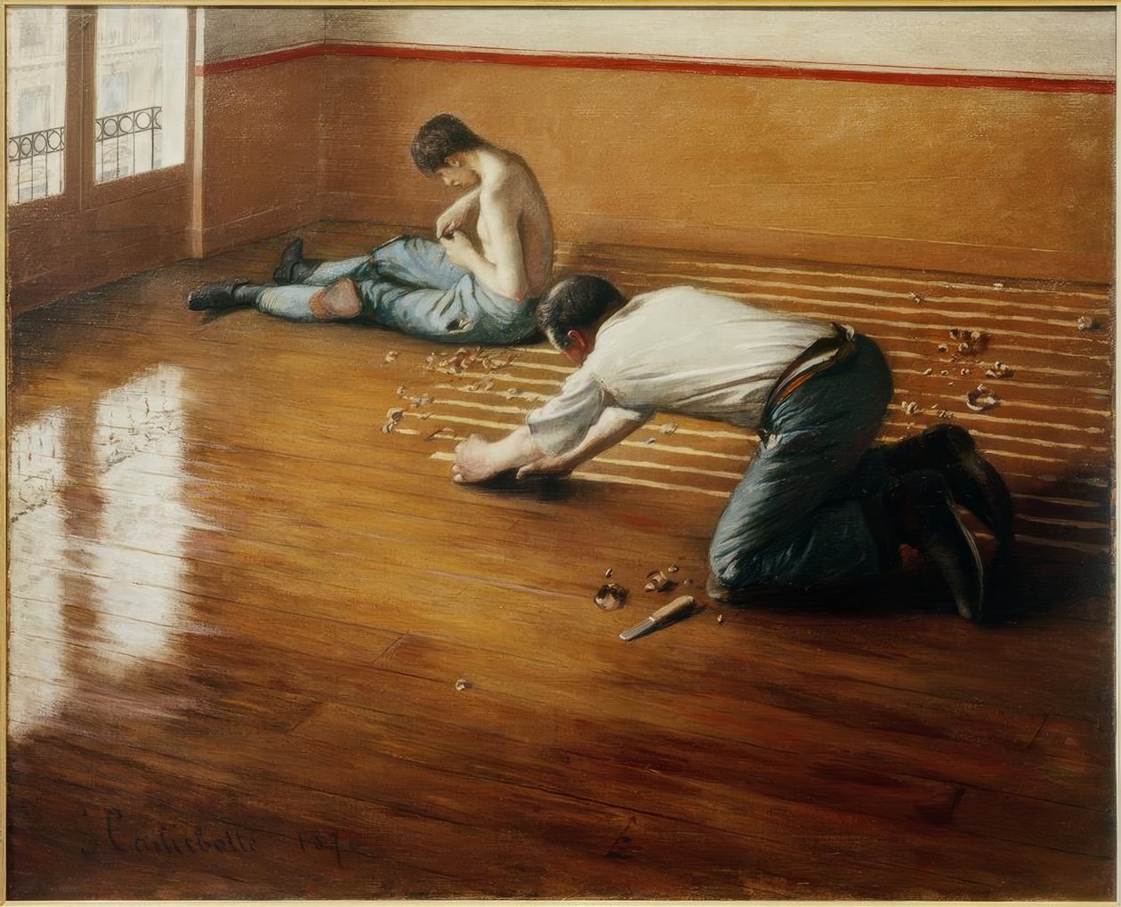 Floor Scrapers by Gustave Caillebotte