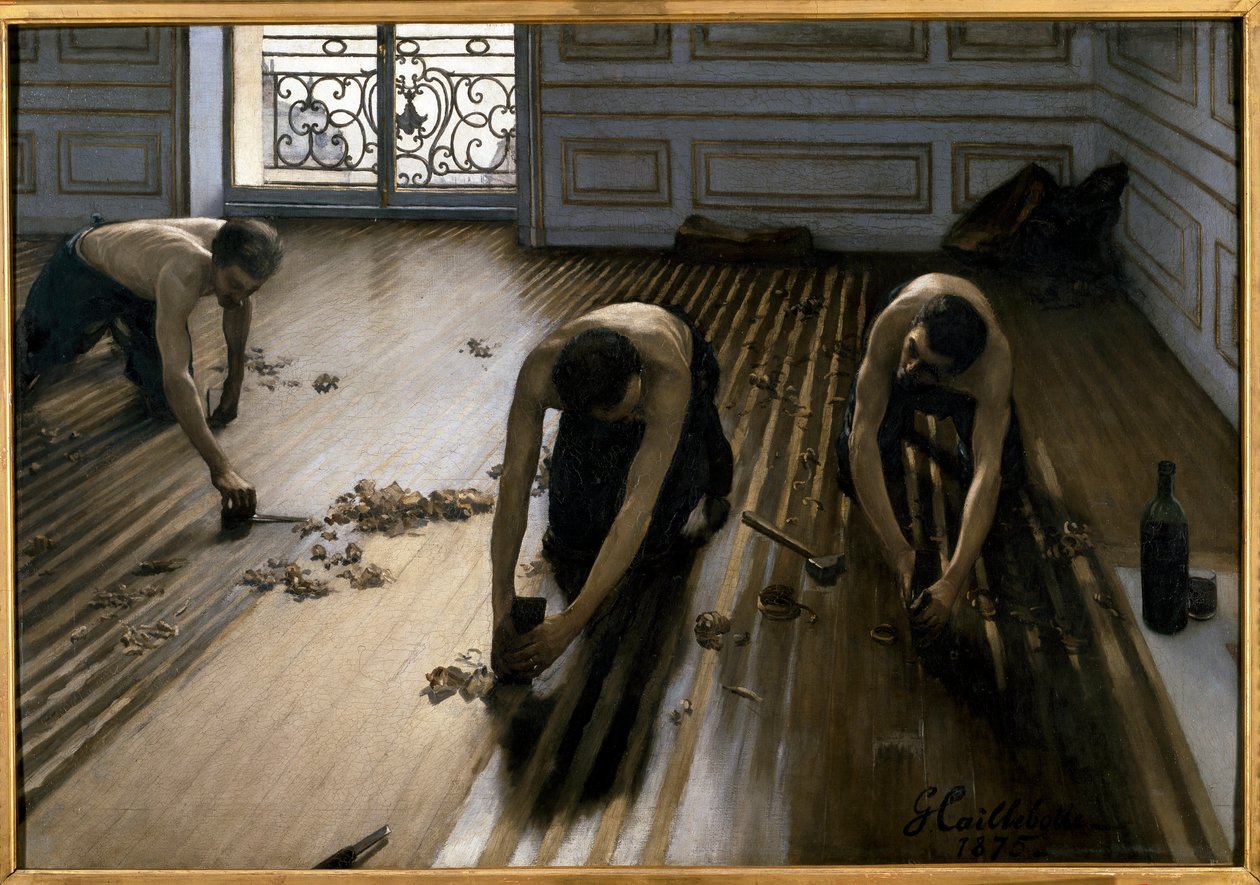 The Floor Scrapers by Gustave Caillebotte