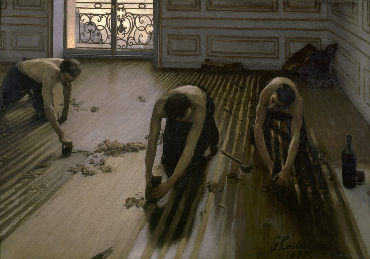 The Floor Scrapers by Gustave Caillebotte