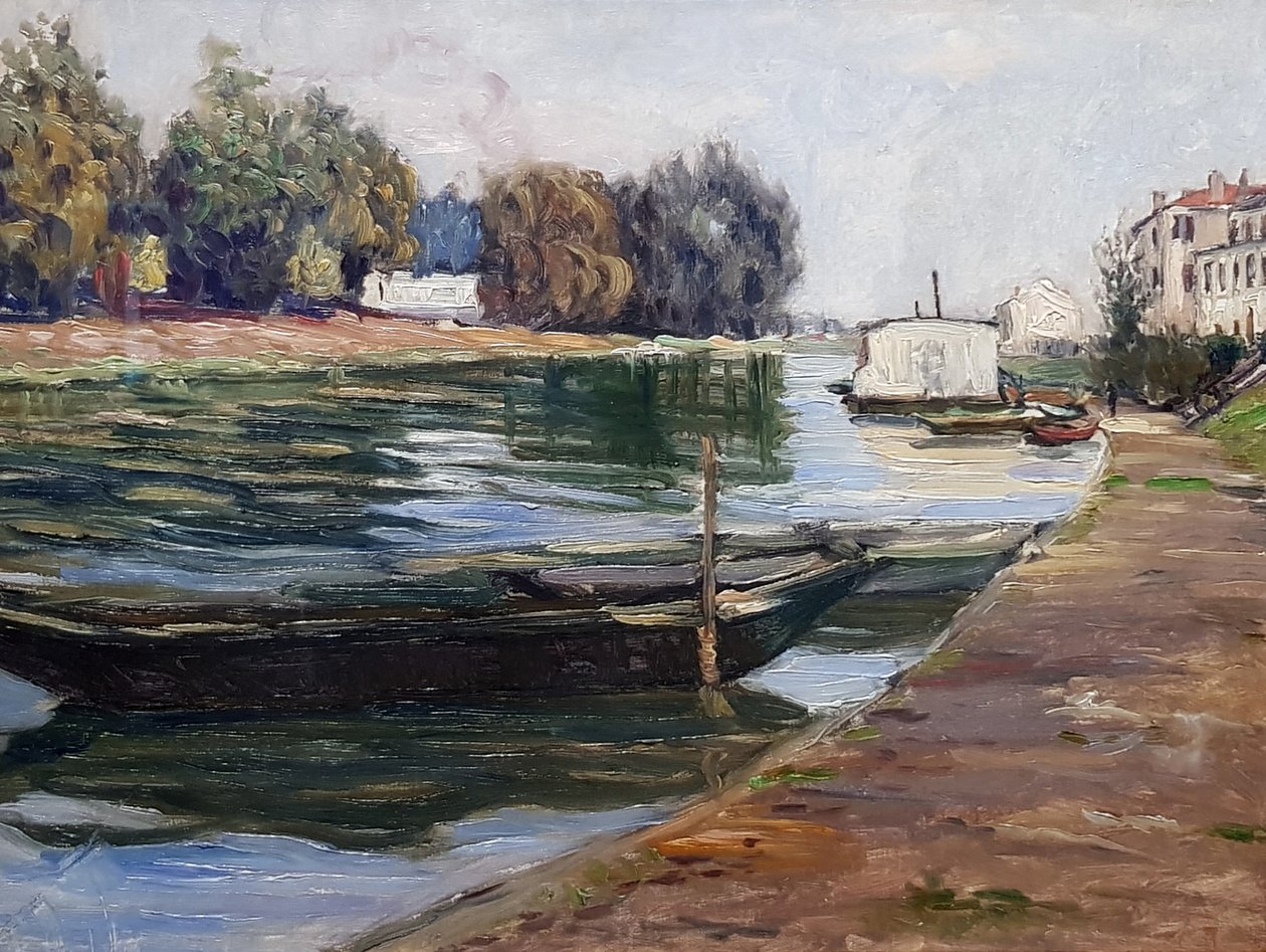 The Banks of the Seine by Gustave Caillebotte