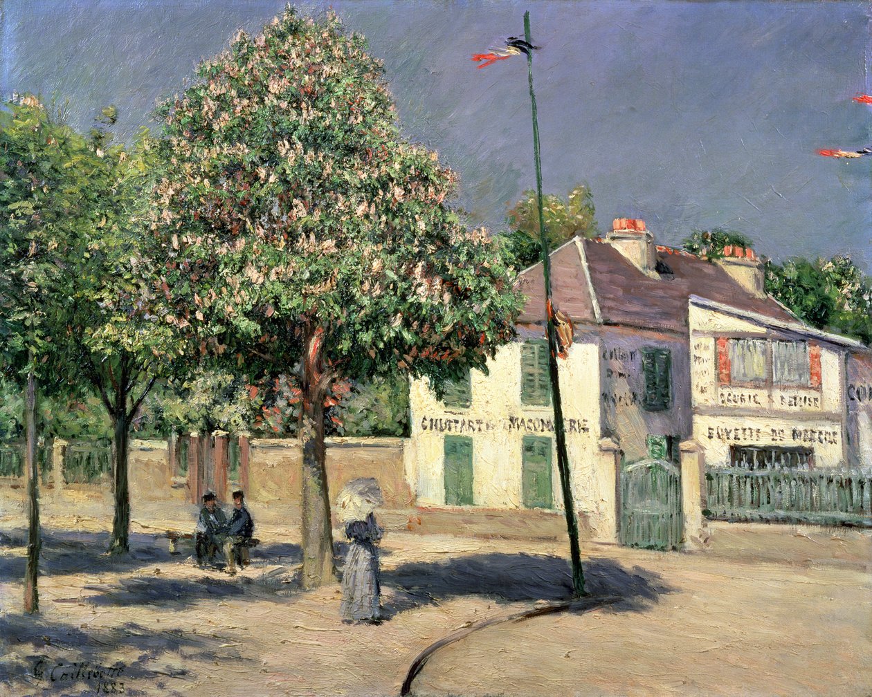 Walk at Argenteuil by Gustave Caillebotte