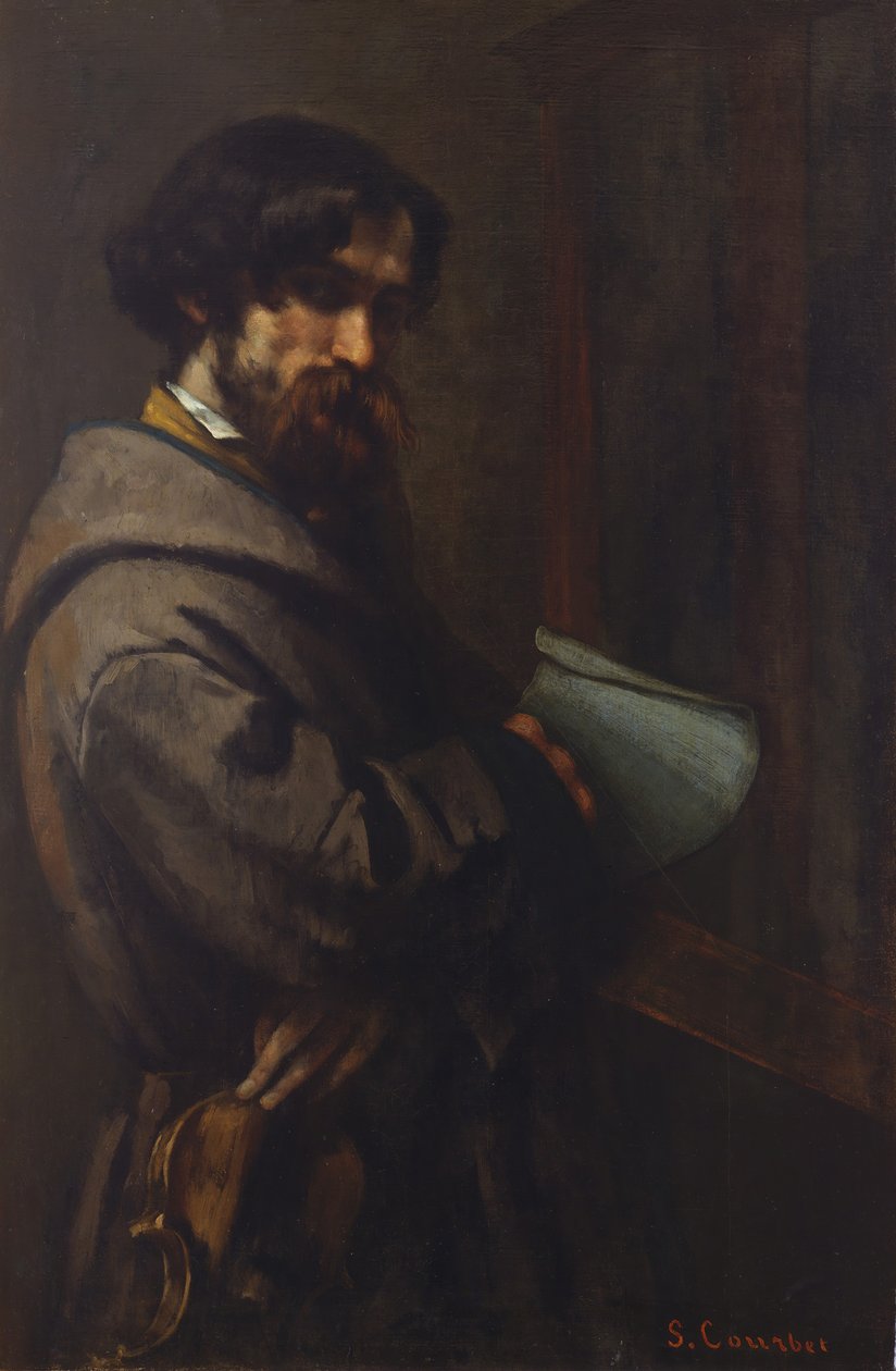 Alphonse Promayet 1822-1872, 1851 by Gustave Courbet