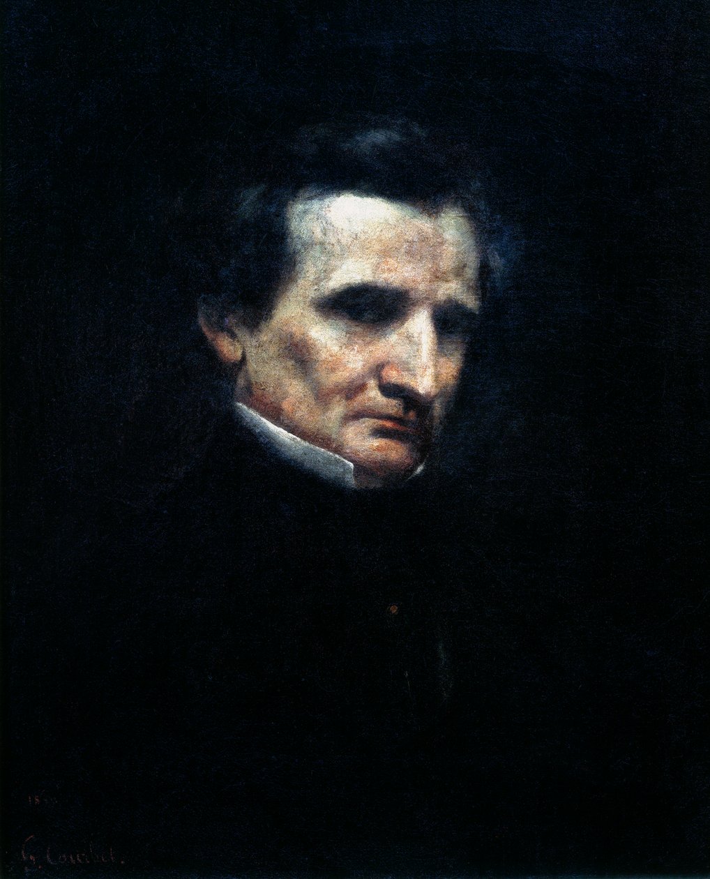 Hector Berlioz, French Romantic Composer by Gustave Courbet