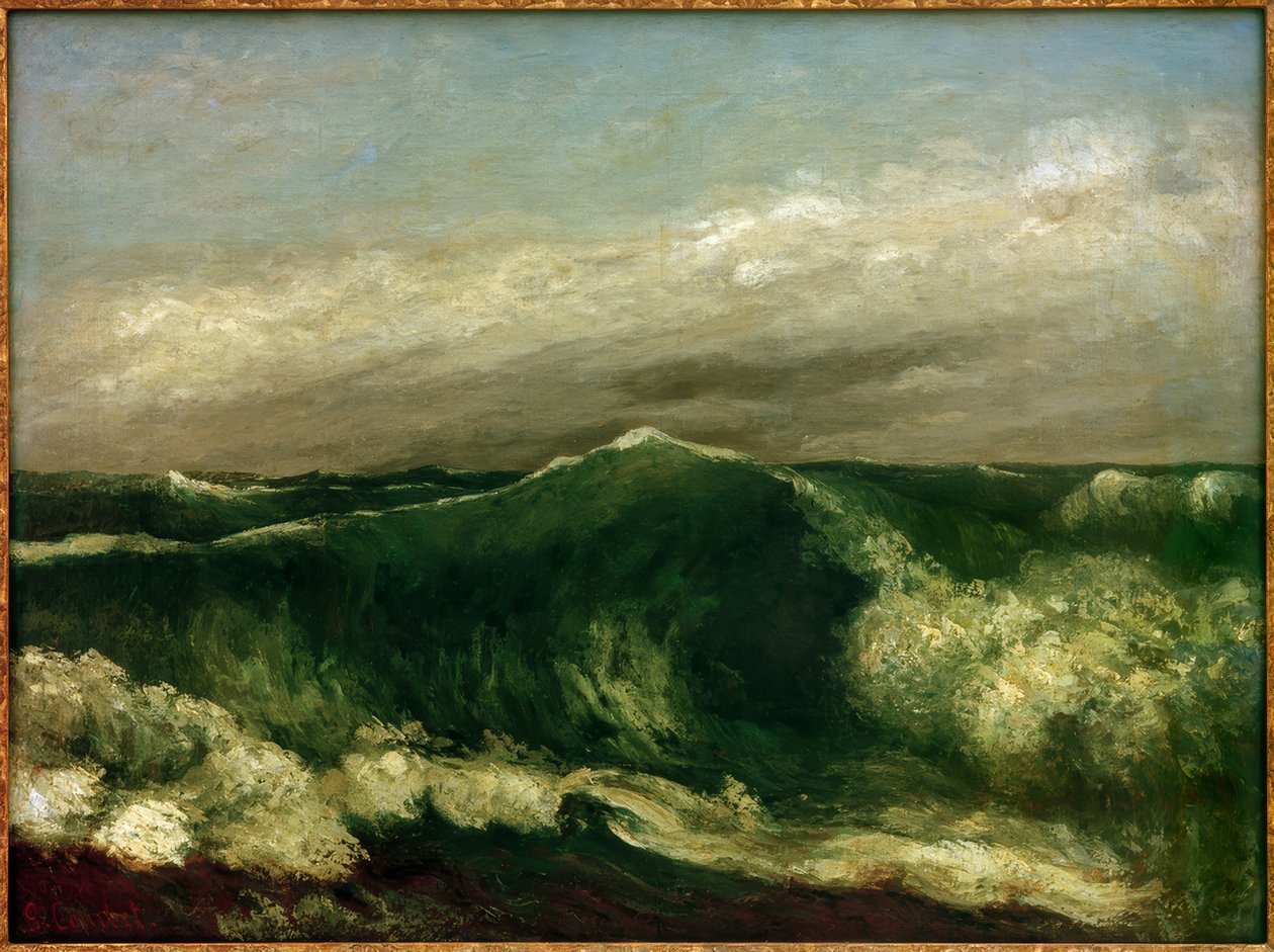 The Wave by Gustave Courbet