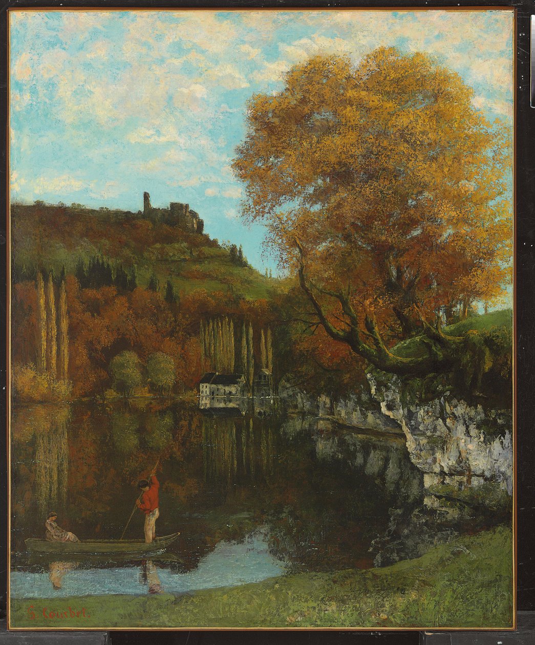 The Mirror of Scey-en-Varais by Gustave Courbet