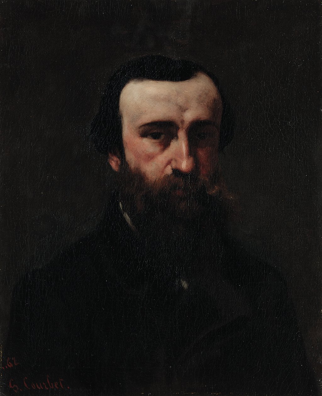 Portrait of Monsieur Nicolle, 1862 by Gustave Courbet