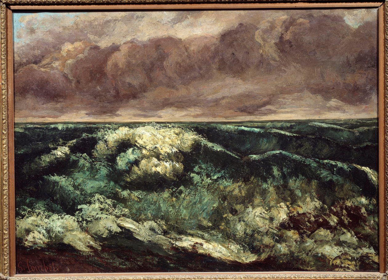 The Wave by Gustave Courbet