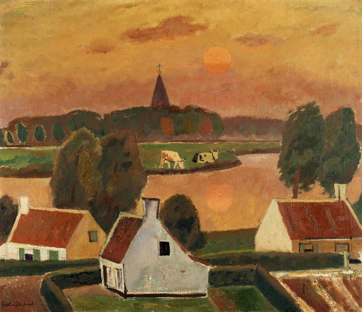 View of a Village by Gustave de Smet