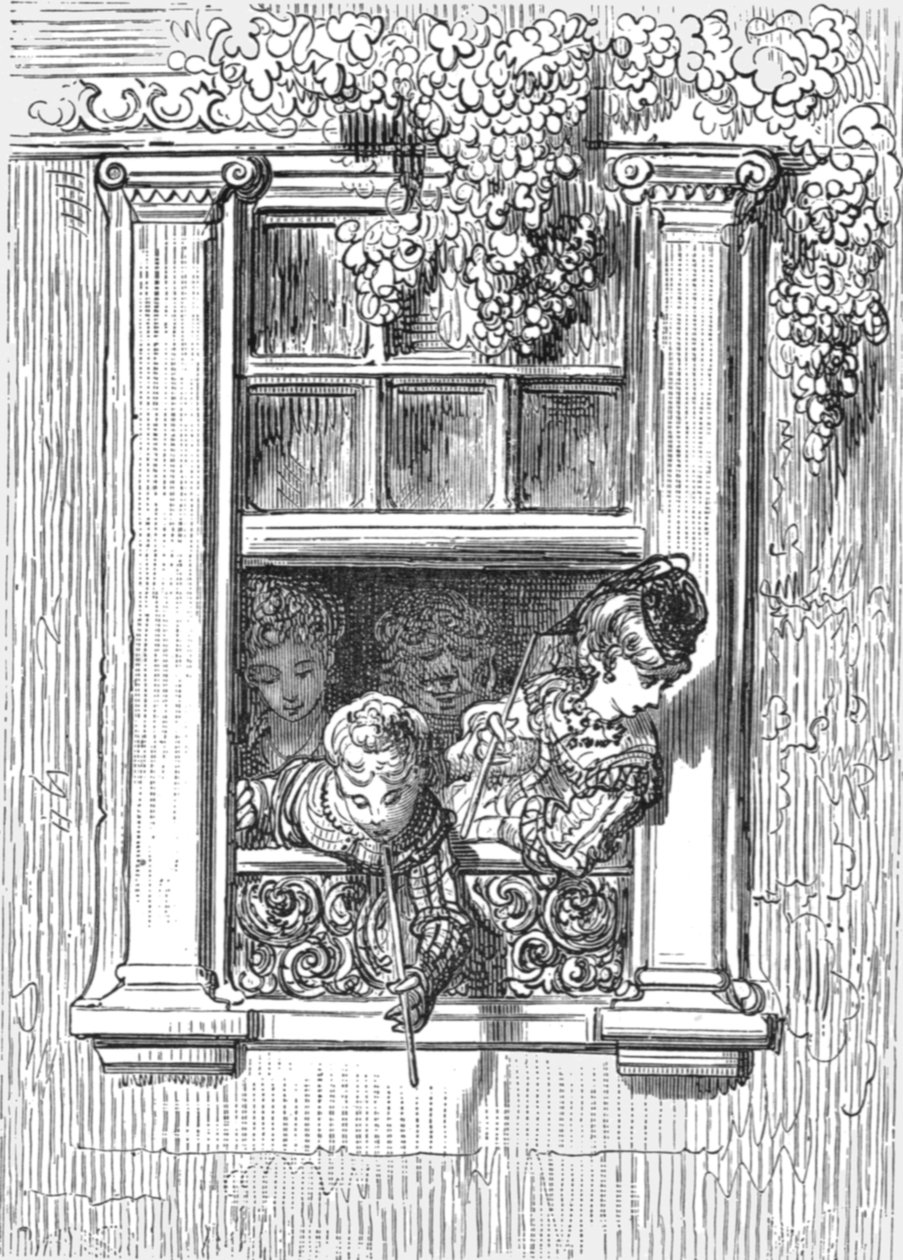 A Balcony Scene, 1872 by Gustave Dore