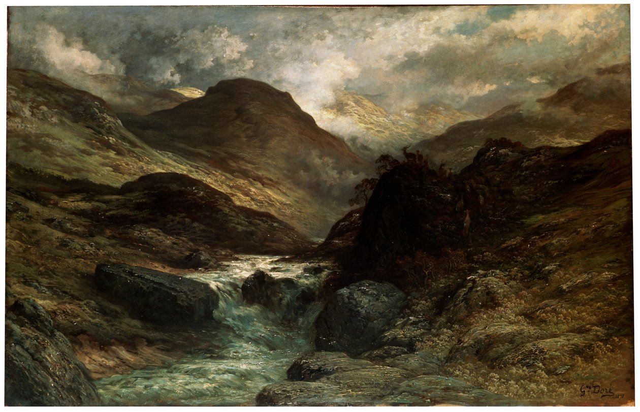 A Canyon by Gustave Dore