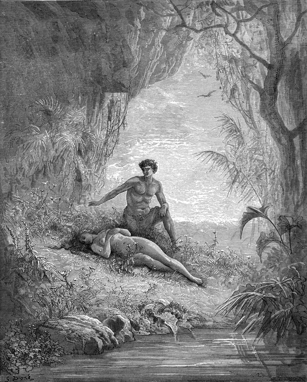 Adam and Eve - Bible by Gustave Dore