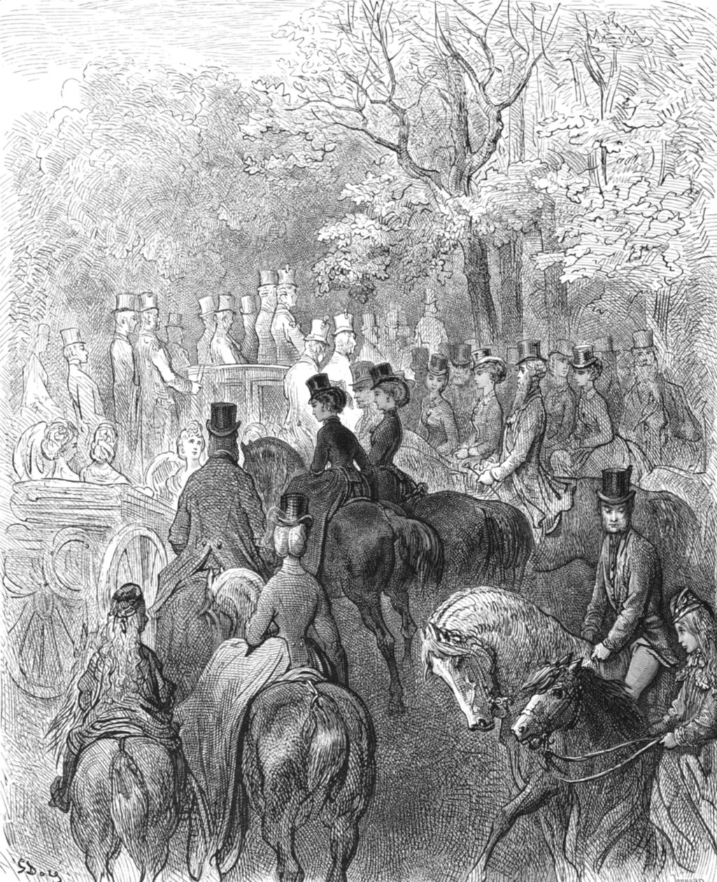 Afternoon in the Park by Gustave Dore