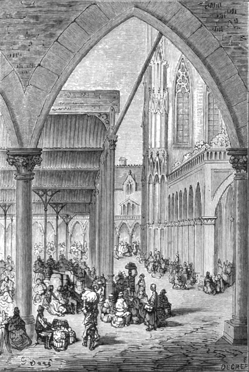 Columbia Market, 1872 by Gustave Dore