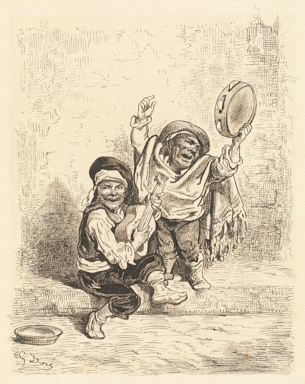 Dwarf Musicians of Granada by Gustave Dore
