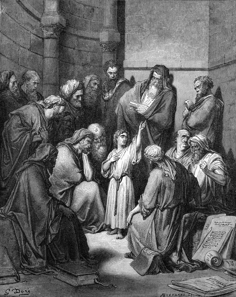 Jesus Questioning the Doctors by Gustave Dore