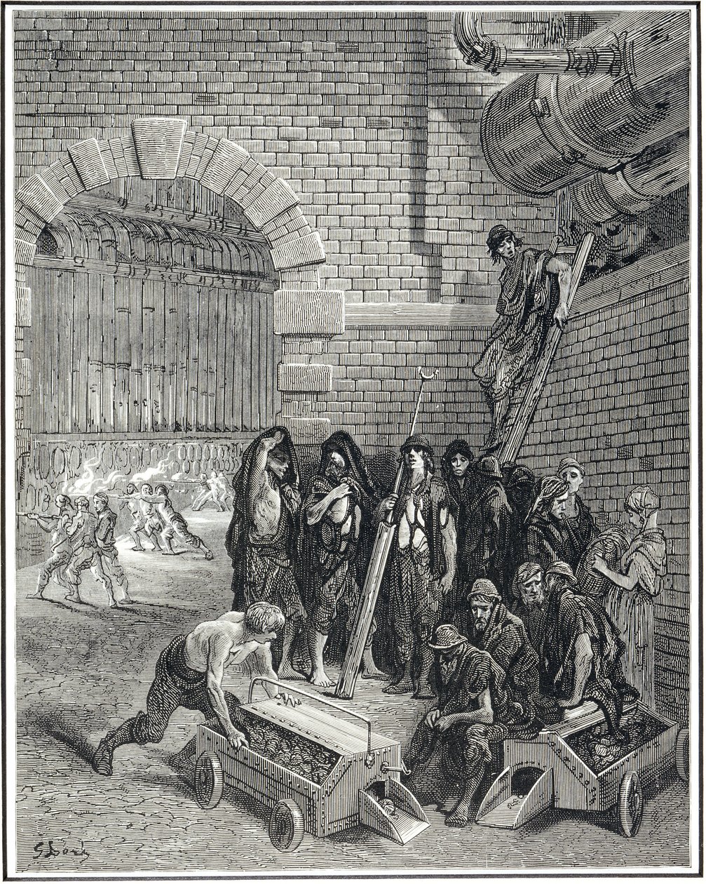Lambeth Gas Works by Gustave Dore