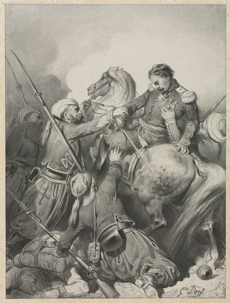 Sardinian Officer by Gustave Dore
