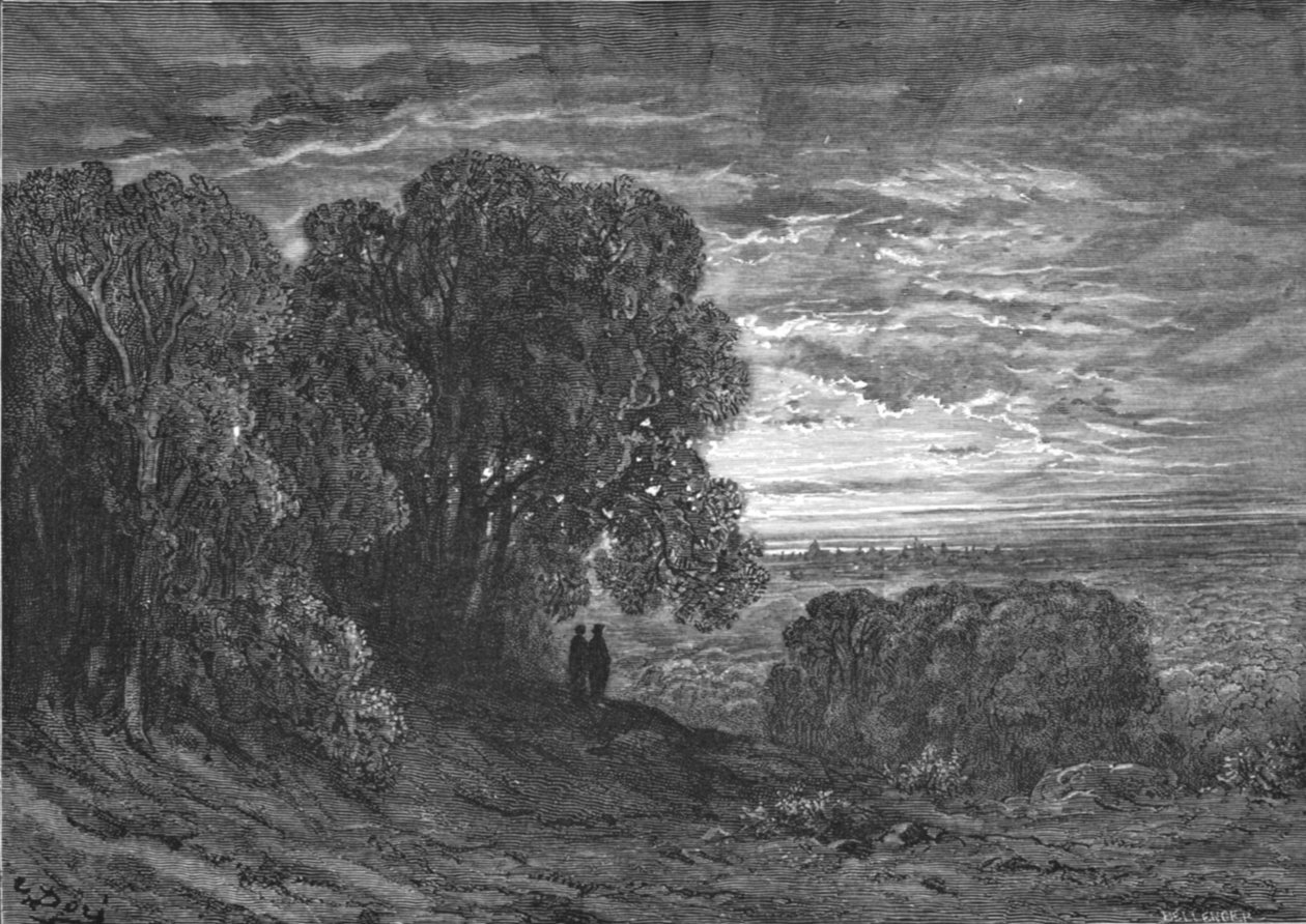 The Two Pilgrims at Highgate, 1872 by Gustave Dore