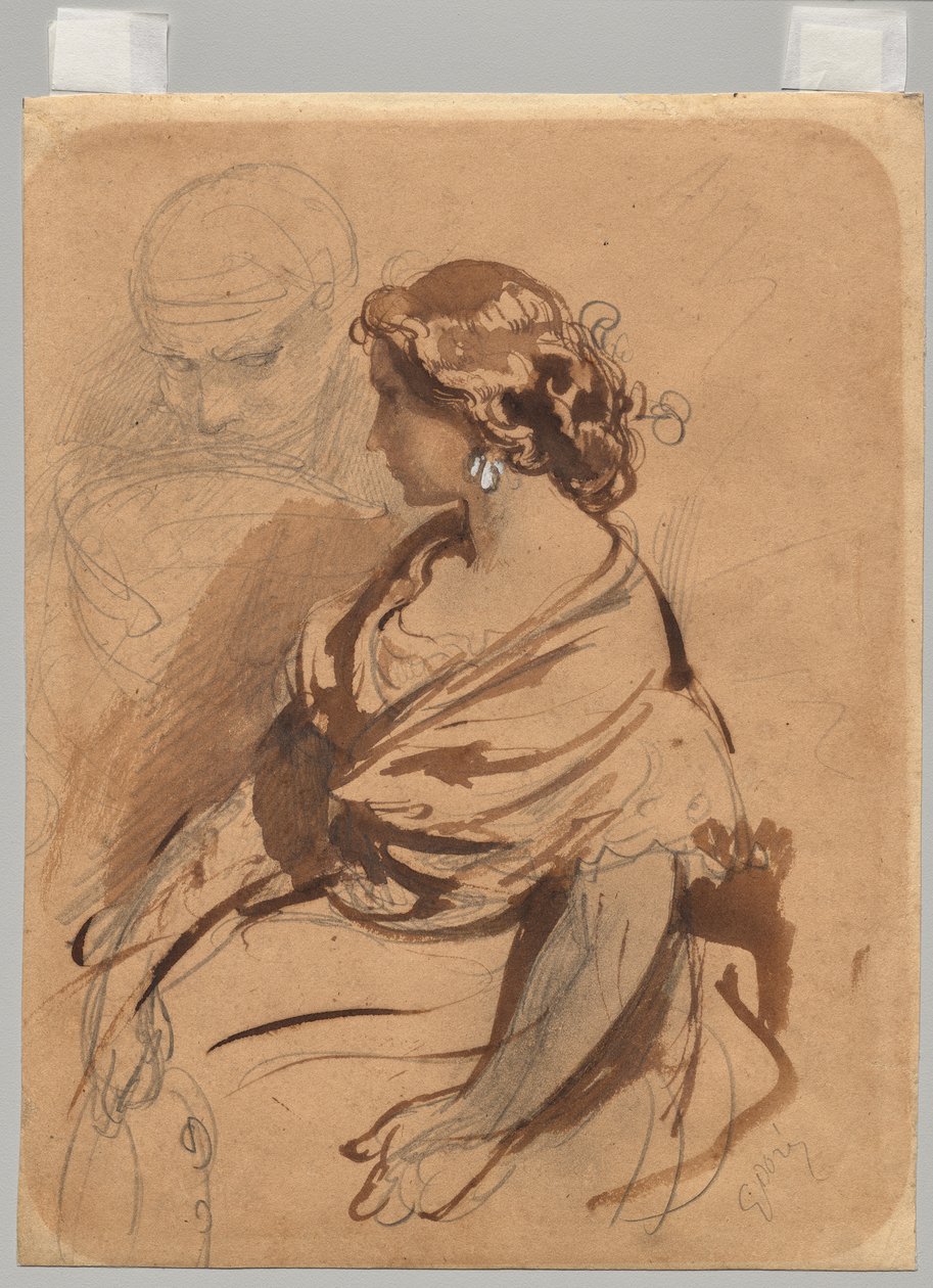 Young Woman from Valence by Gustave Dore