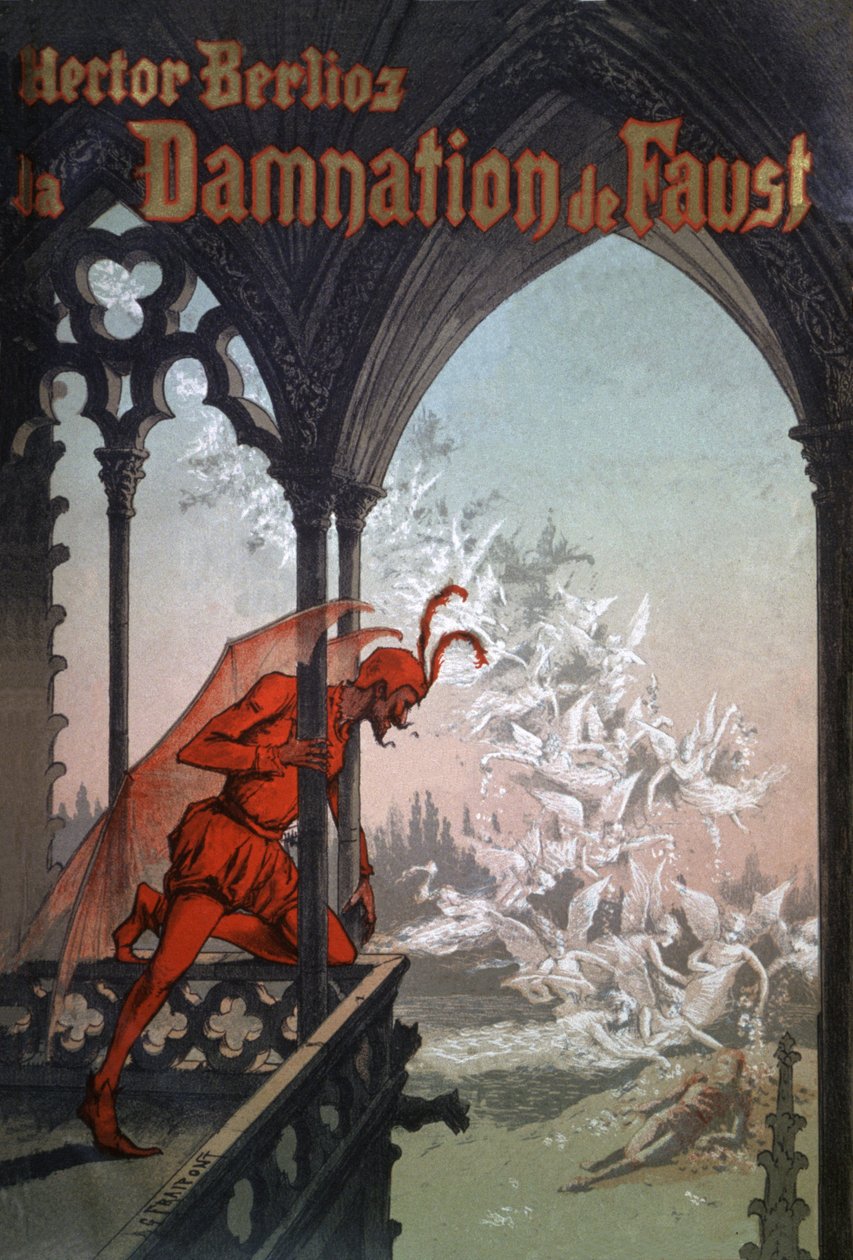 The Damnation of Faust, c.1900 by Gustave Fraipont