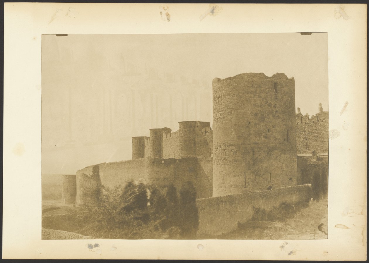 Ramparts of Carcassone by Gustave Le Gray