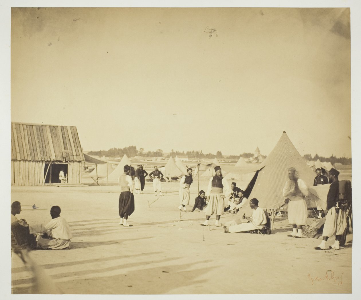 Untitled (Zouaves) by Gustave Le Gray