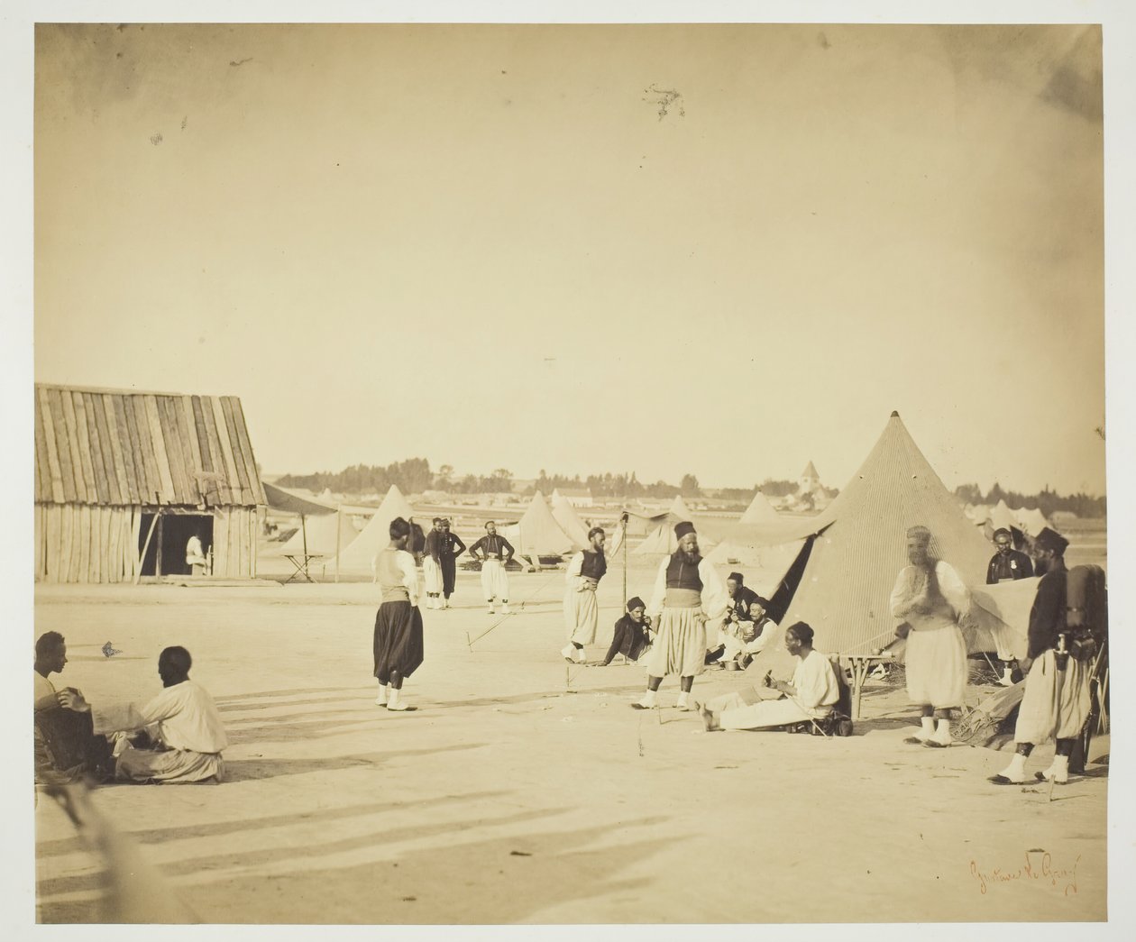 Untitled Zouaves by Gustave Le Gray