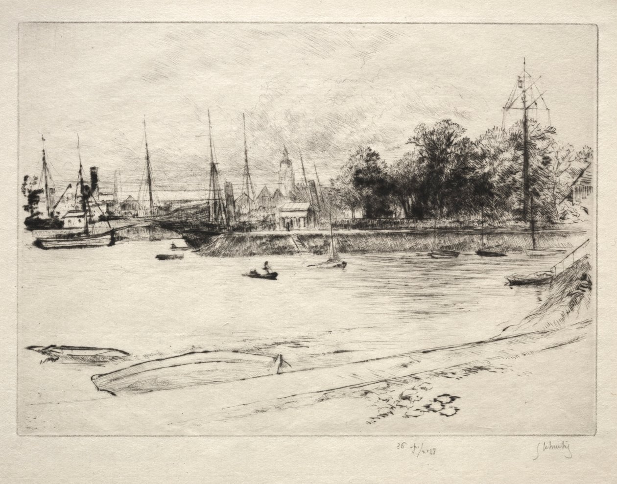 Le Jardin du Semaphore by Gustave Leheutre
