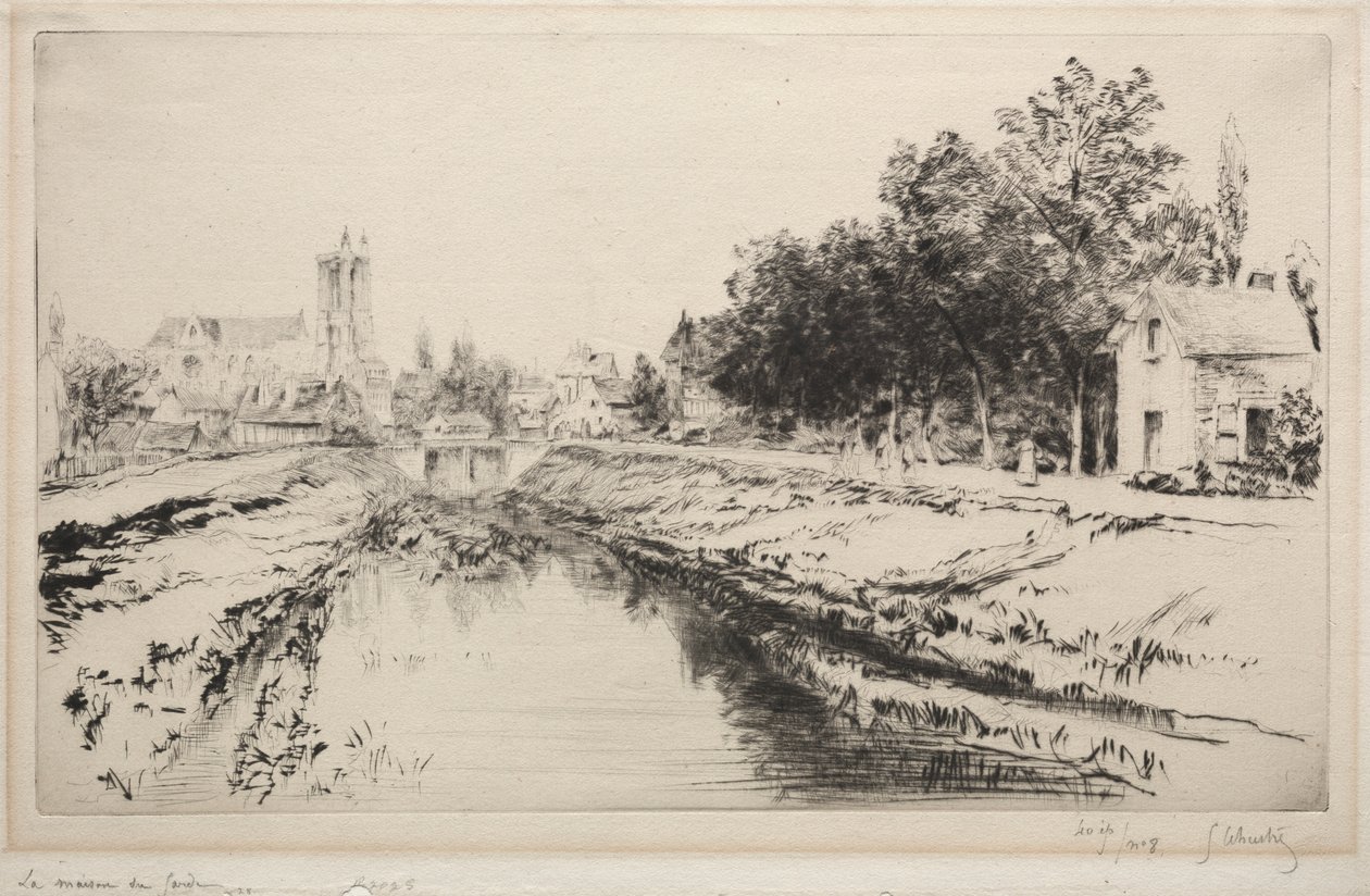 The Guardhouse, Troyes by Gustave Leheutre