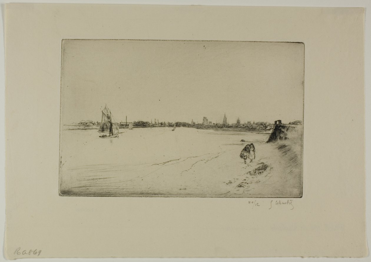 The Outer Harbor of La Rochelle by Gustave Leheutre