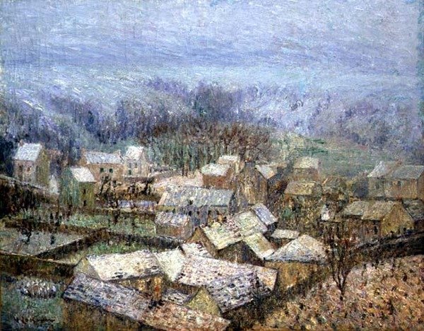 Winter at Pontoise by Gustave Loiseau