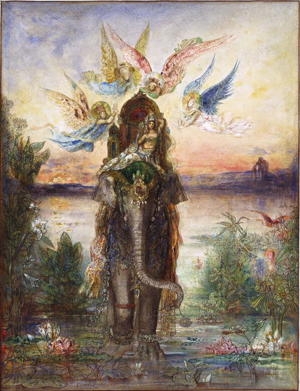 Holy Elephant (Perry) by Gustave Moreau