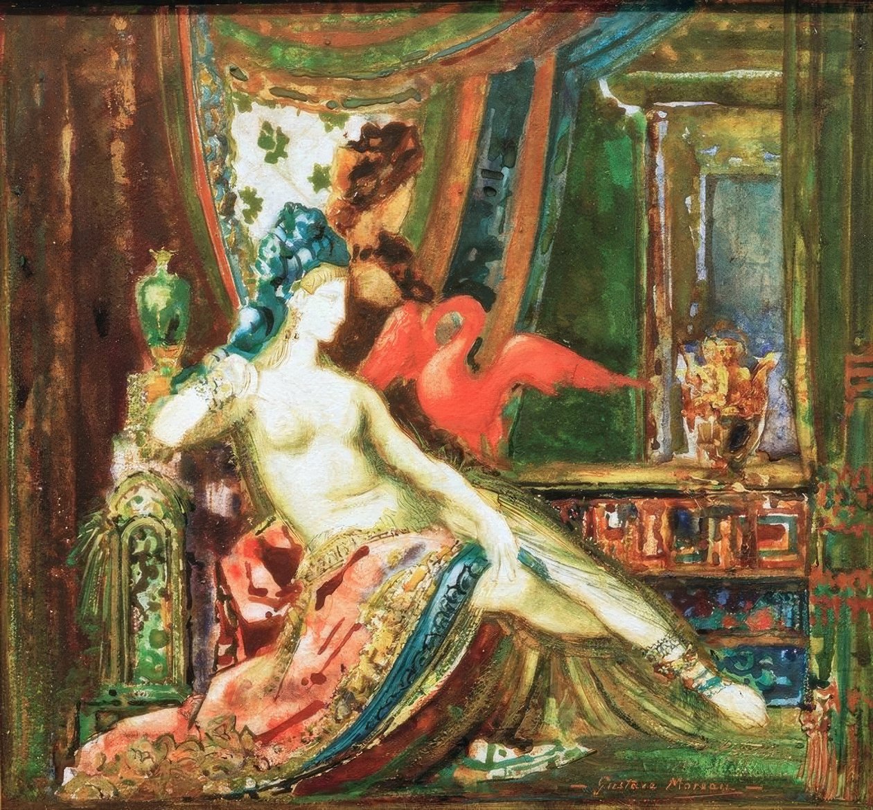 Dalila with the Ibis by Gustave Moreau