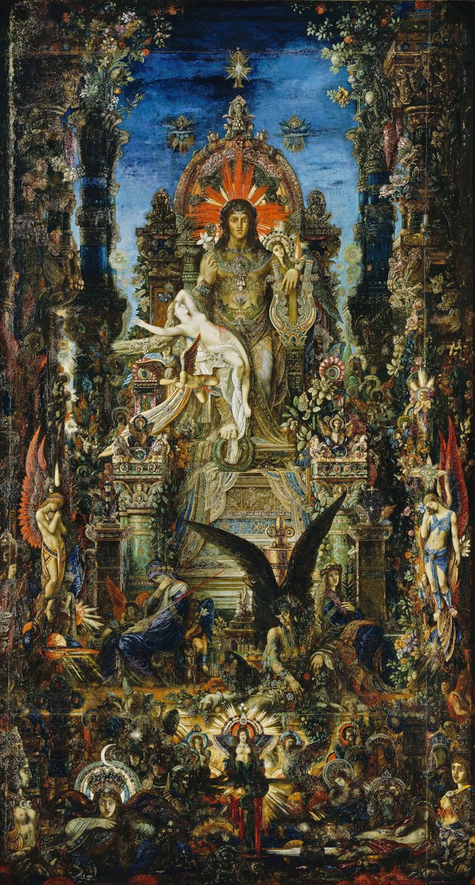 Jupiter and Semele, 1894-95 by Gustave Moreau