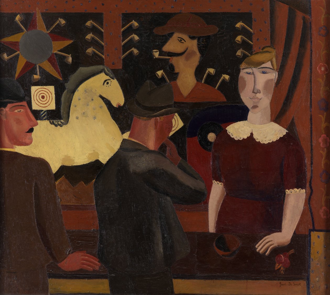 The Shooting Gallery by Gustave de Smet