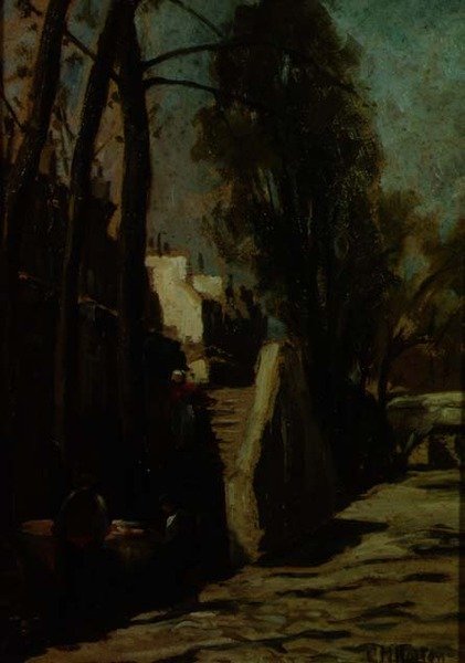 Street Scene by Gwendoline Margaret Hopton
