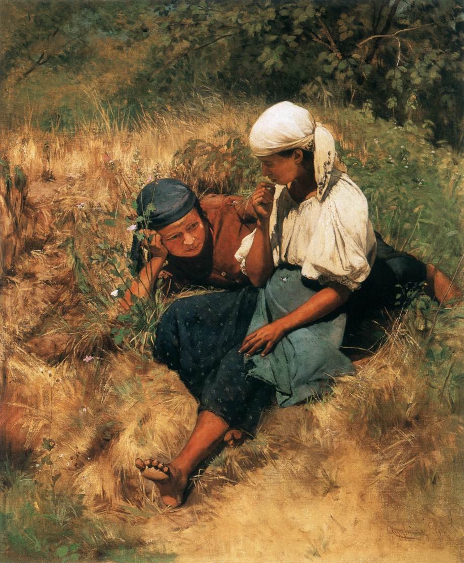 On the Sun-lit Field by Gyula Agghazy