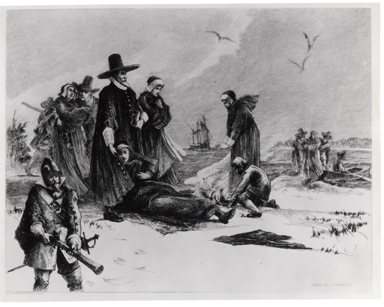 Pilgrims by H. Faber
