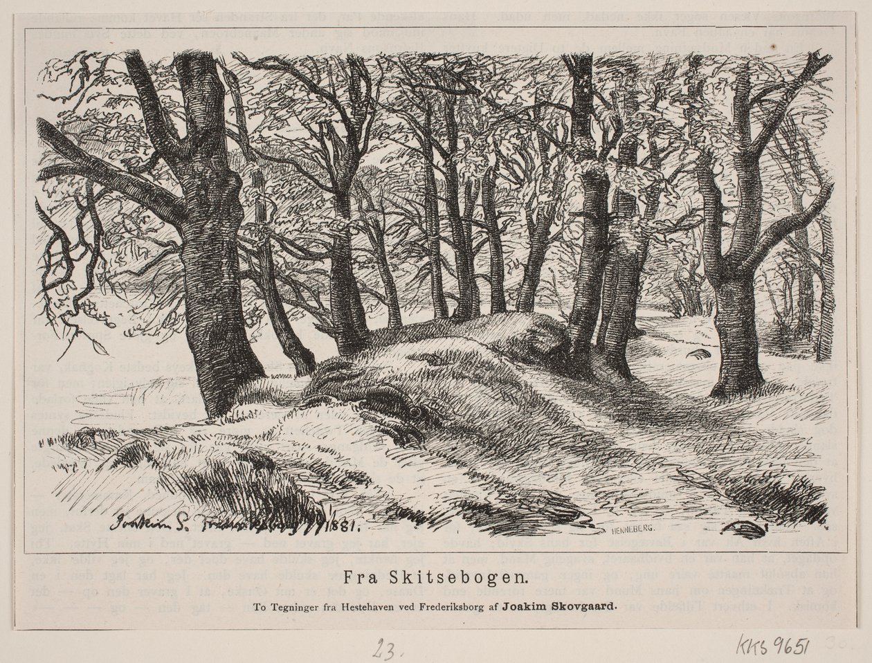 From the Horse Garden at Fredriksborg by H. C. Henneberg