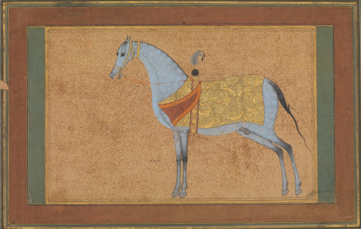 A Stallion, ca. 1601-6 by Habiballah of Sava