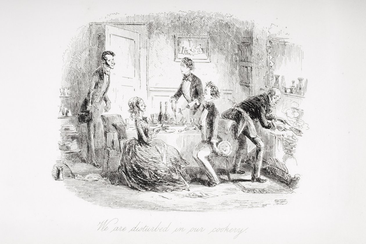 We are Disturbed in Our Cookery, Illustration from 