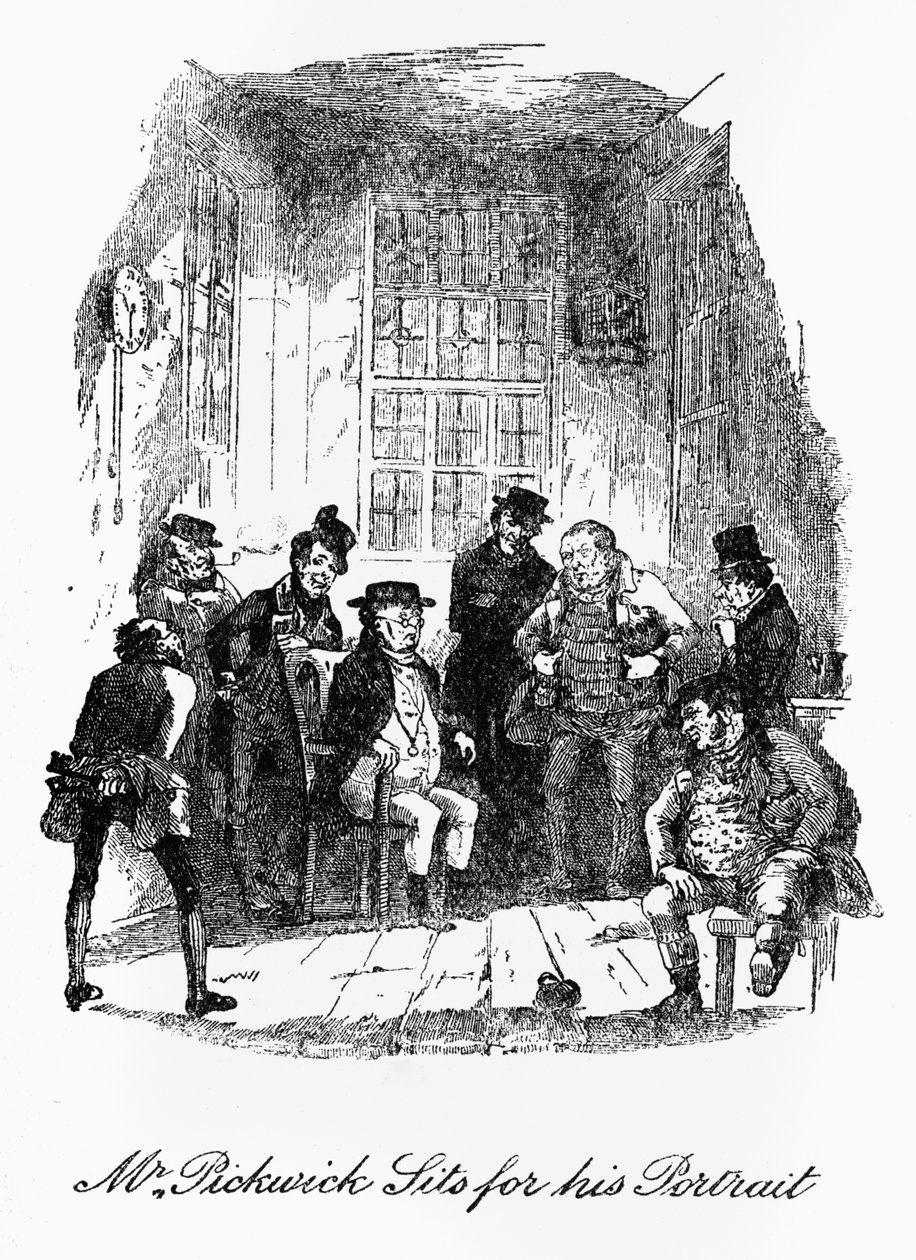 The Pickwick Papers by Hablot Knight Browne