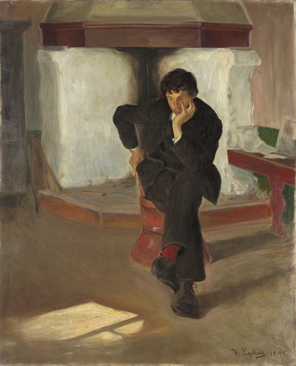 The Dreamer. The Artist Torleiv Stadskleiv by Halfdan Egedius