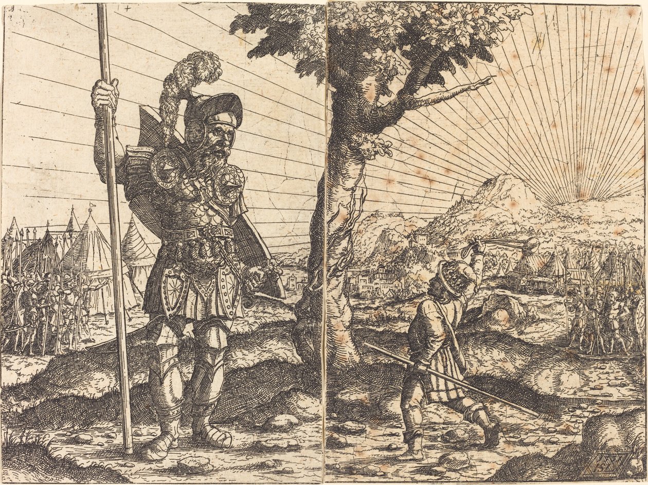 David and Goliath by Hanns Lautensack