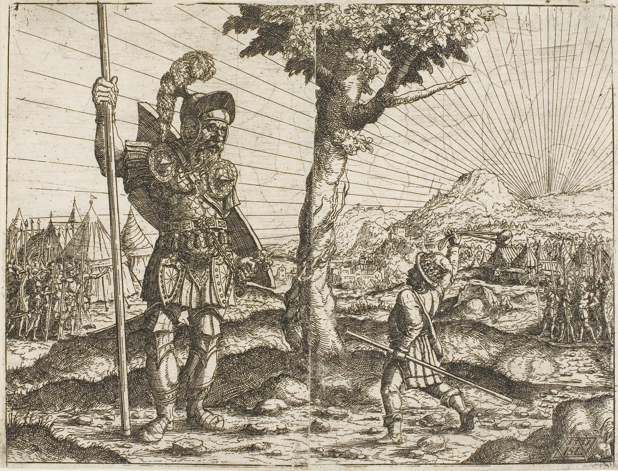 David and Goliath by Hanns Lautensack