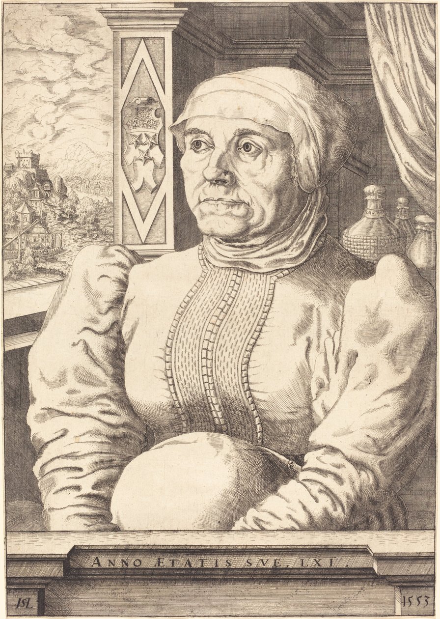Felicitas von Eckh (-Freyberg) by Hanns Lautensack