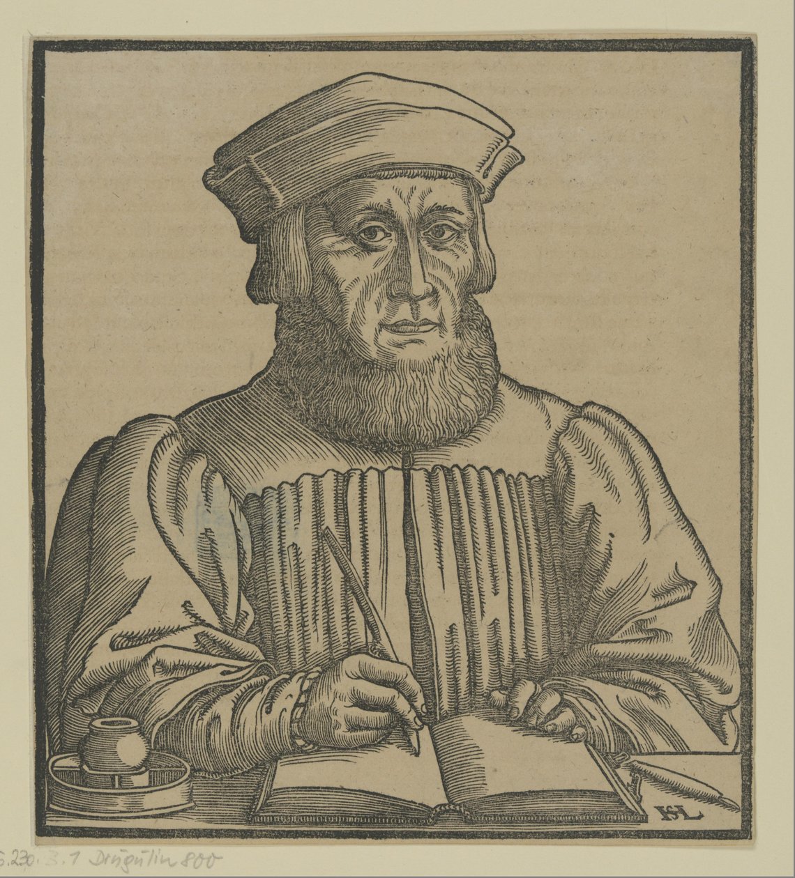 Johann Aventinus (1554) by Hanns Lautensack