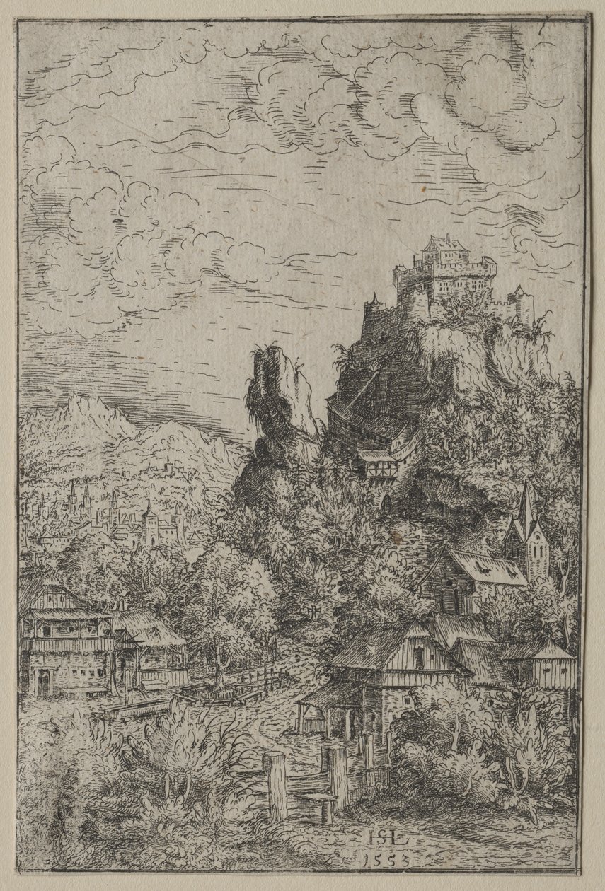 Landscape with a Castle by Hanns Lautensack